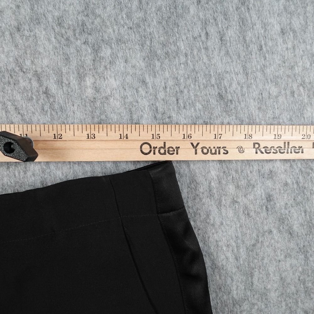Rag and Bone Pant Women 6 Black Satin Side Stripe Tuxedo Dress Trousers Straight - Picture 7 of 14